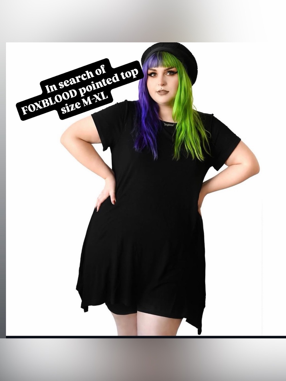 ISO FOXBLOOD POINTED TOP SIZE M-L